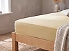 Fitted Sheet JANBU 90 x 200 cm Cotton Olive Green