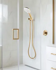 Shower Head and Hose Kit IQUIRA 4-function Gold_988923