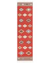 Bavlnený kelímový koberec 80 x 300 cm viacfarebný LORUT_869072