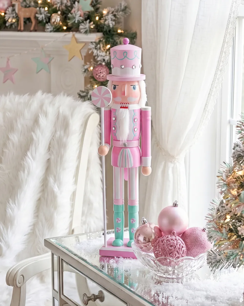 Figurine DALALVEN 50 cm Nutcracker Pink_1085242