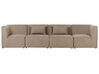 4-seters modulær sofa taupe LEMVIG_875317