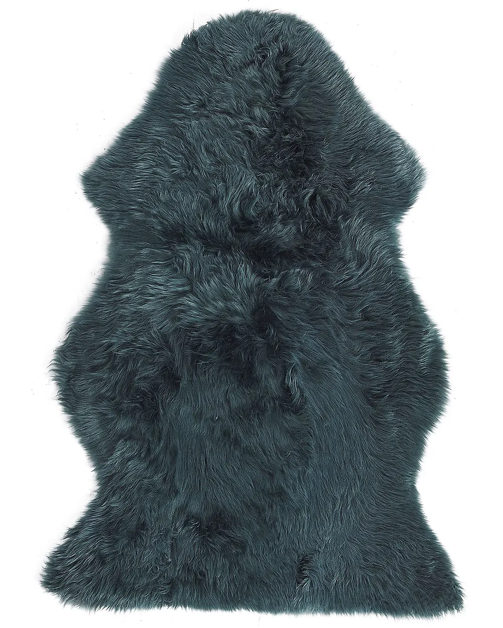 Sheepskin Rug ULURU Dark Green 65 x 110 cm | Beliani.co.uk