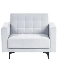 Armchair ABERDEEN Velvet Light Grey_984149