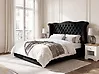 Bed Velvet AYETTE 180 x 200 cm (EU Super King) Black