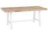 Garden Dining Table SCANIA 170 cm 80 cm Acacia Wood White