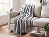 Blanket VELLA Cotton 200 x 220 cm Grey