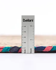 Tappeto SATARA Multicolore ø 120 cm Iuta_1040456