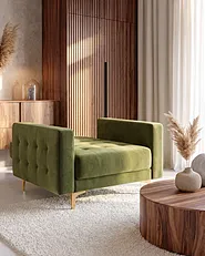 Fotel ABERDEEN Welur Zielony_1151001