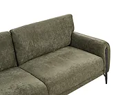 Sofa 3-Sitzer SKARO Chenillegewebe Grün_1156685