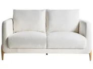 Sofa 2 Seater GIMO Boucle White_1036302