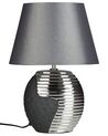 Tischlampe schwarz / silber 41 cm Kegelform ESLA_877540