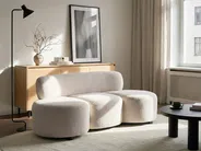 Sofa 3 Seater BLAVAND Boucle Off-White_1061478