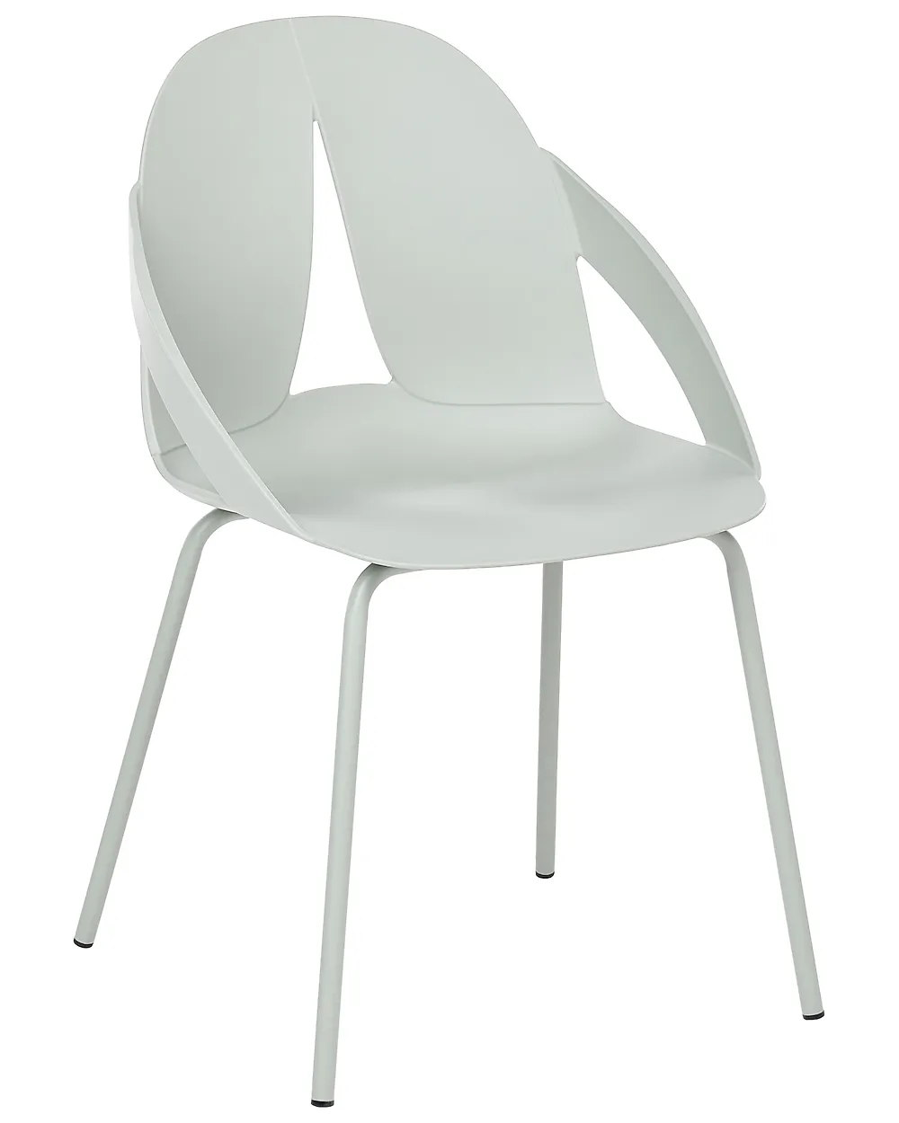 Set of 2 Garden Chairs BOLGHERI Light Green_1183041