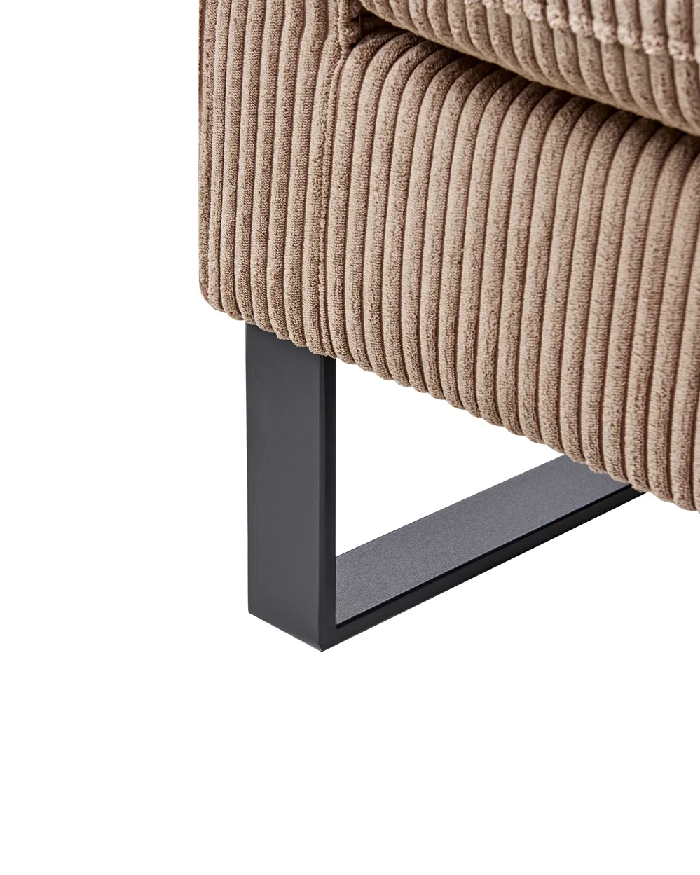 Poltrona VIND Velluto a coste Beige_965607
