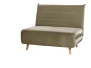 Single Sofa Bed SETTEN Velvet Olive Green_874996
