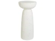 Side Table CADINI 33 cm 33 cm Terrazzo Effect Off-White_918865