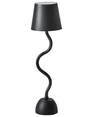 Wireless LED Table Lamp VOUGA with Dimmer Metal Black_940321