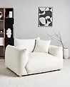 Armchair LUVOS Boucle Off-White