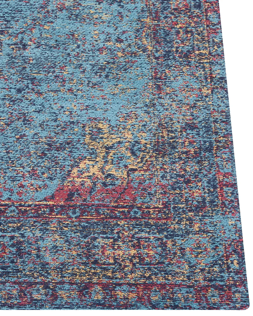 Tappeto KANSU Blu 160 x 230 cm Cotone_852279