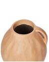 Terracotta Decorative Vase 27 cm Beige PERAK_893603