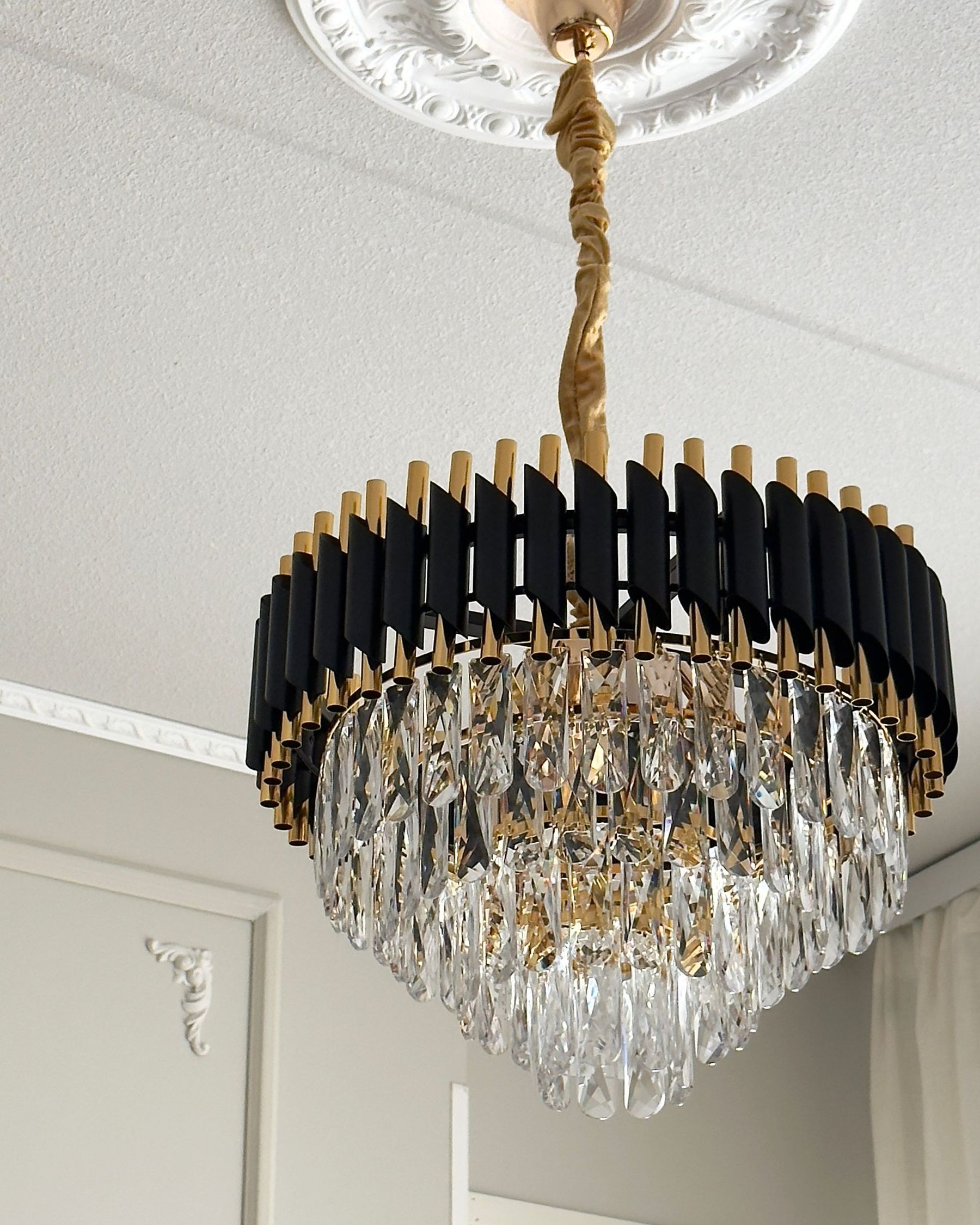Lustre ABELLAS Métal Doré | Beliani.fr
