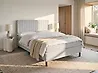 Divan Bed Fabric COUNTESS 140 x 200 cm (EU Double) Light Grey