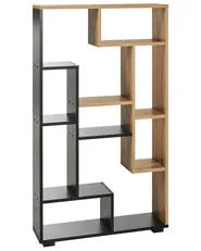 Regał ALMA 122 cm Brązowy/ czarny_955731