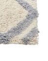 Cotton Area Rug 160 x 230 cm Beige and Grey NEVSEHIR_839415