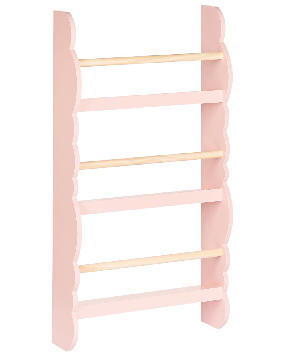 Bibliotecă de perete RIGOLET 80 cm Roz pastel