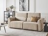 2 Seater Corduroy Electric Recliner Sofa with USB Port Sand Beige ULVEN_911575