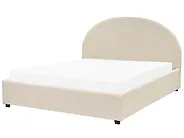 Bett mit Stauraum VAUCLUSE Stoff Beige 160 x 200 cm_876838