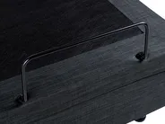 Adjustable Bed without Headboard Fabric DUKE 90 x 200 cm (EU Single) Dark Grey_971201