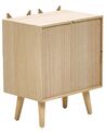 Comodino 2 cassetti legno chiaro RUPERT_934761