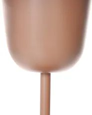 Kwietnik RENGE 28 cm Metal Brązowy_1033066