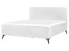 Dobbeltseng bouclé 160 x 200 cm off-white VALOGNES_930558