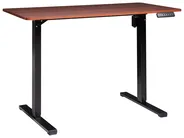 Biurko regulowane elektrycznie TAVARES 120 cm 60 cm Brązowy/ czarny_975760