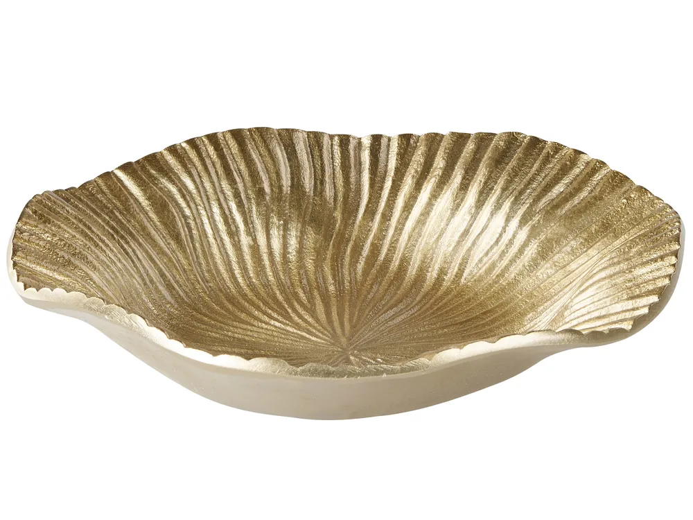 Cuenco decorativo HATRA Metal Dorado