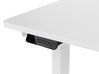 Electric Adjustable Right Corner Desk 160 x 59 cm White DESTINES _927762