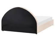 Ottoman Bed CHADENET Boucle Light Beige 160 x 200 cm (EU King Size)_1151083
