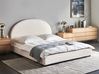 Bed Boucle VAUCLUSE 160 x 200 cm (EU King Size) Off-White