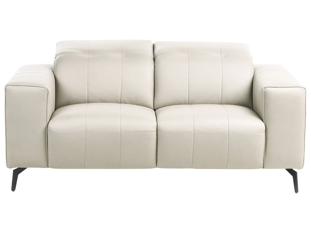 Sofa 2 Seater OMMEL Fabric Light Beige