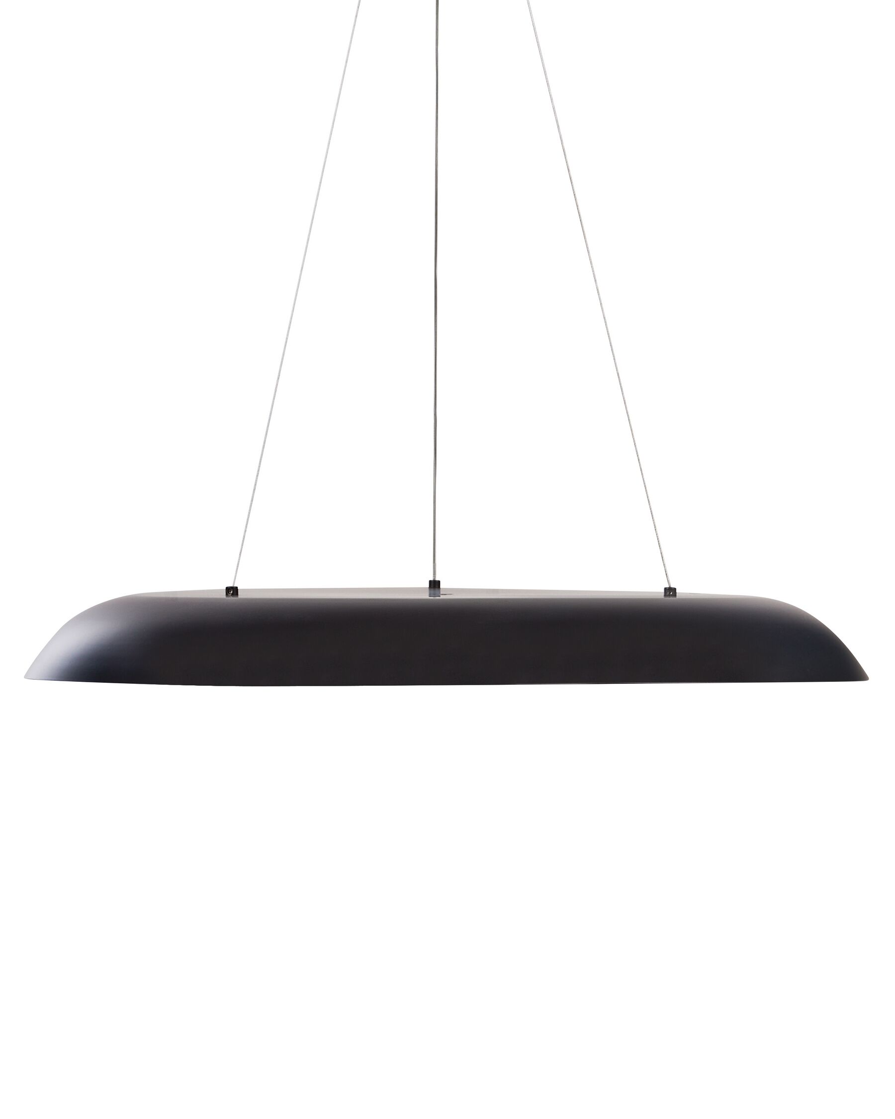 Kovová LED závěsná lampa černá SURKO_919187
