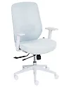 Office Chair ZELAR Fabric Light Blue