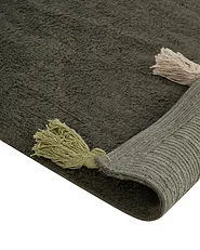 Kids Rug KODINHI  Dark Green 140 x 200 cm Cotton_1155090