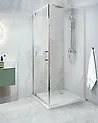 Shower Enclosure DARLI 700 x 700 x 1850 mm Silver