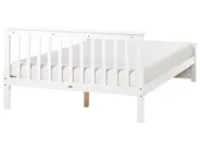 Bed Pine Wood OLENDON 140 x 200 cm (EU Double) White_954753