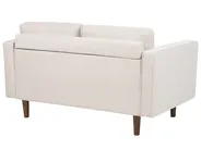 Divano 2 posti NURMO Tessuto Beige chiaro_896137