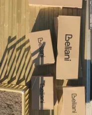 Gartenstuhl 2er Set PROSSEDI klappbar Akazienholz Grün_1171435