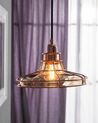 Glass Pendant Lamp Copper TORRE_694029