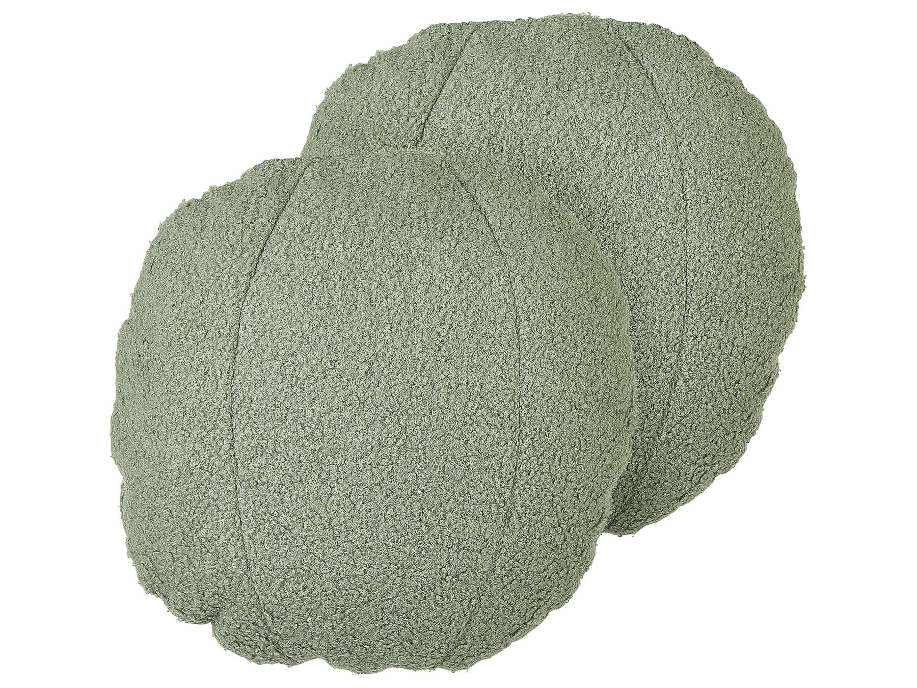 Set di 2 cuscini verde ⌀ 30 cm RUTABAGA_906132